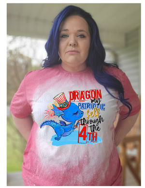 DRAGON MY PATRIOTIC SELF TEE